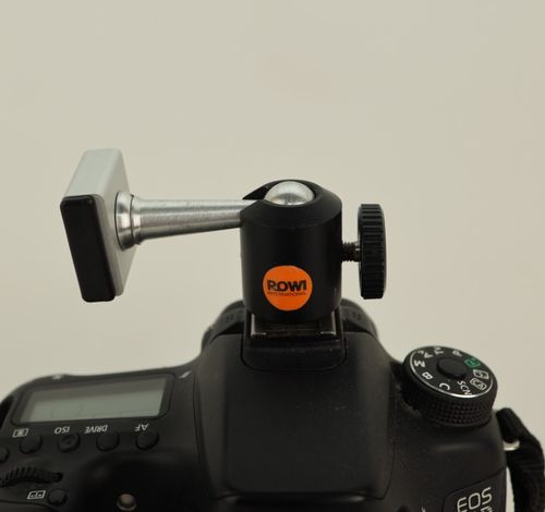 ROWI Hotshoe Flash Bracket Ball Head Cold Shoe Mount Adjustable Offset — image 7