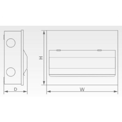 Live Electrical 100A 4 Usable Way Metal Clad Consumer Unit + 4 MCB's — image 7
