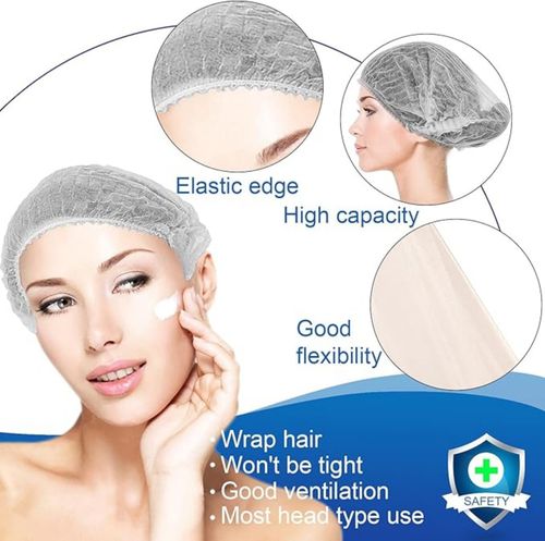 100-1000PCS Disposable Mob Caps Non Woven Catering Kitchen Hair Nets UK — image 11