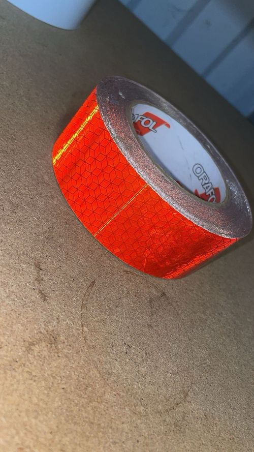 ORAFOL ORALITE Red Reflective Tape High Visibility Safety Tape 45mm x 25m — image 2