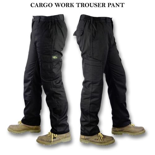 Mens Combat Cargo Work Mechanic Trousers Size 30 to 48 With KNEE PAD POCKETS — image 2