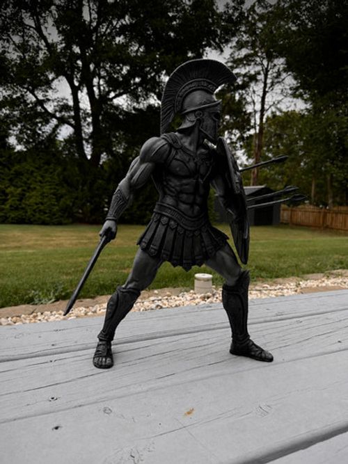 20" Achilles Greek Warrior Statue Figure Mythology Collectible Home Decor Gift