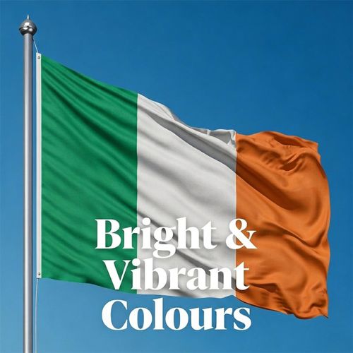 Large Irish Flag Ireland Republic Dublin St Patrick Day Football Rugby Fan 5x3ft — image 3