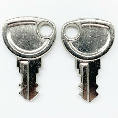 2 x Replacement Sparta Trojan UPVC Window Handle Lock Keys — image 1