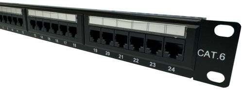 24 Port 1U CAT6 Krone 110 Dual IDC UTP Patch Panel for 19" Network Data Cabinet — image 2