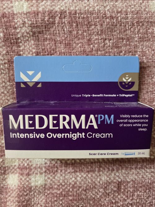 MEDERMA PM INTENSIVE OVERNIGHT SCAR REDUCER CARE CREAM 20ML SEALED BOX — image 1