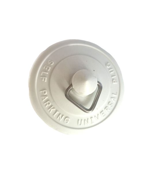 Universal Self Park Sink And Bath Plug 50mm Basin Kitchen Bathroom Replacement — image 5
