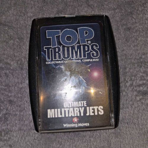 Winning Moves Top Trumps Ultimate Military Jets Card Game Complete Game
