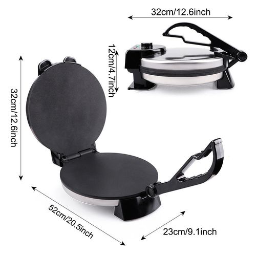 Electric Roti Maker Pancake Machine With Non-Stick Surface Temperature Control — image 2