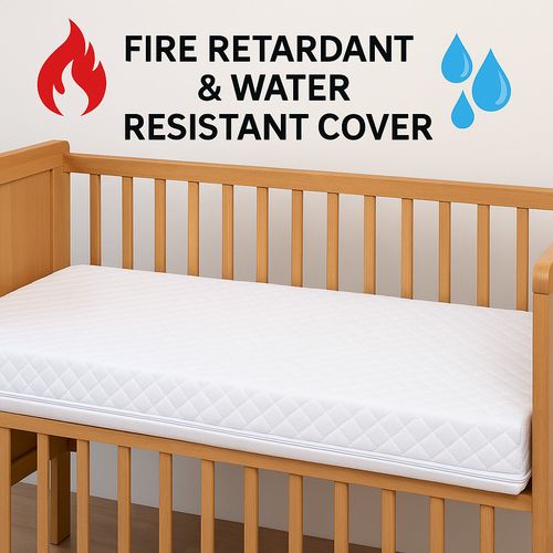 Cot Bed Mattress To Fit Mamas & Papas IKEA Obaby East Coast Baby 120x60x10cm — image 4