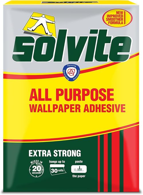 Solvite All Purpose Wallpaper Paste Extra Strong Adhesive Easy Mix Glue — image 5