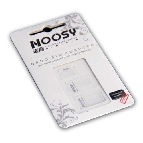 Nano SIM Card to MICRO Standard SIM Adapter converter SET For iPhone & Samsung
