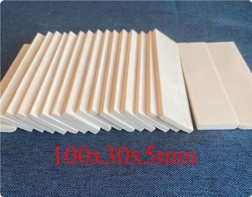 10PC Buffalo Bovine Bone Knife Handle Scales Slabs DIY Carving Material 100x30x5