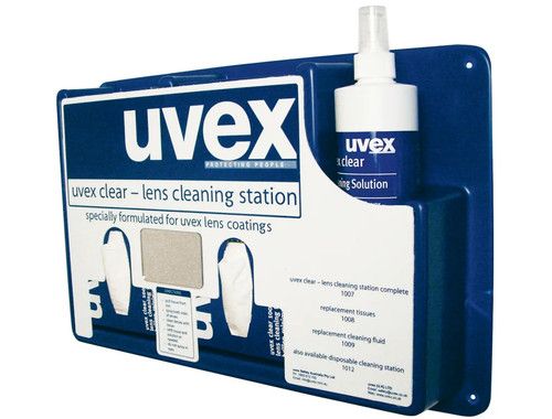 Uvex Lens Cleaning Station Includes Lens Cleaning Fluid & Lens Wipes REFILLABLE