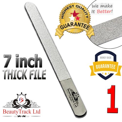 7" Chiropody - Podiatry Instruments Double Sided Diamond Deb Foot File Toe Nails — image 1