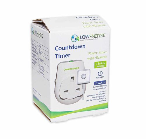 Energy Saving Countdown Timer 1, 3,6 Hour option with remote auto off — image 5