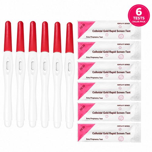 10 X Pregnancy Test Sticks Early Detection 99% Accurate HCG 10mIU Urine Over Kit