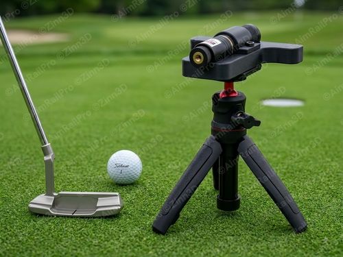 AimRail Pro Adjustable Golf Laser Alignment Trainer Putting Range Practice Aid — image 1