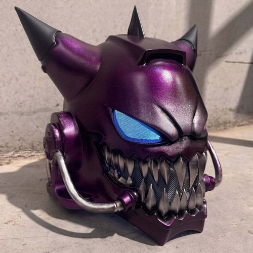 Gengar Sci Fi War Gaming Style Helmet Cosplay Outfit Mask Space Soldier Warrior — image 6