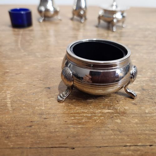 Small Job Lot Various Silver Plated Condiment Pieces - See Photos & Details — image 7