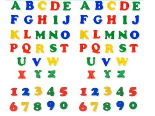 Fridge Magnetic Letters Numbers School/Home Learning for Kids Pack of 2 — image 1