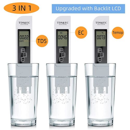 Digital Tester TDS EC PPM Meter Water Purity Hydroponics Water Quality Test Pen — image 9