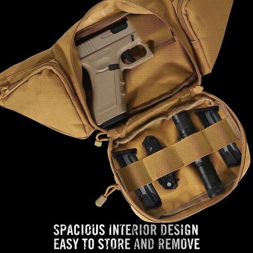 Concealed Carry Fanny Pack Holster Tactical outdoor Pistol Waist Pouch Gun Bag — image 1