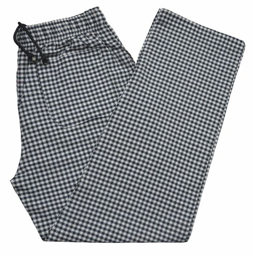 New Chef Trousers Check 100% Cotton 3 Pockets Elasticated Chef Check Trousers UK — image 2