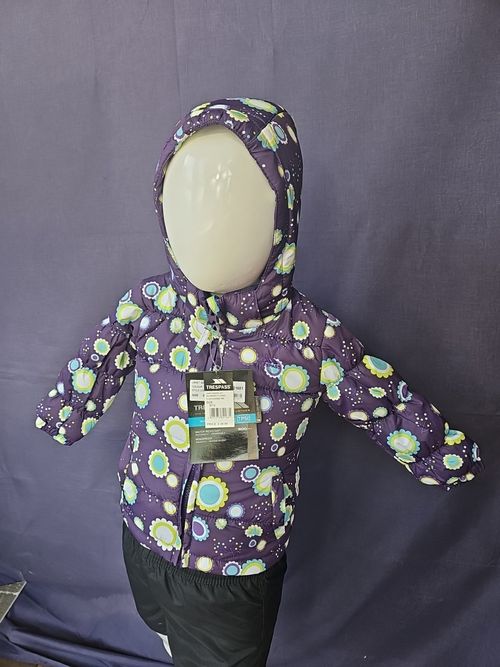 RRP £35 6-12 Months Janet Baby Girls Jacket Purple — image 1