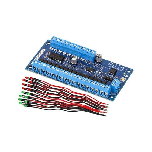 BLOCKsignalling PPI4 Points Position Indicator + Wired 3mm LEDs Red & Green