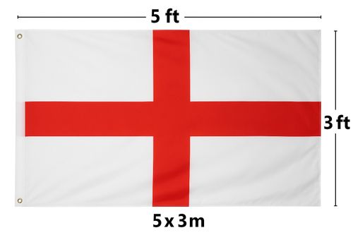 Wholesale  1 / 100 England 150cm x 90cm  5x3ft World Cup 2026 Football Flags — image 3