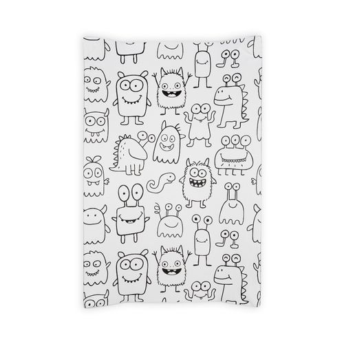Anti Roll Changing Mat Monsters -  Padded Waterproof Soft & Wipe Clean — image 10
