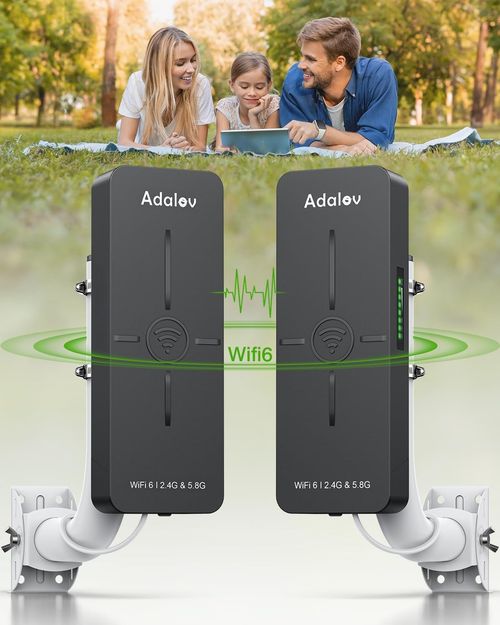 Gigabit Wifi Bridge 2.4G/5.8G Dual Band 5KM Point to Point Wireless Bridge Set — image 9