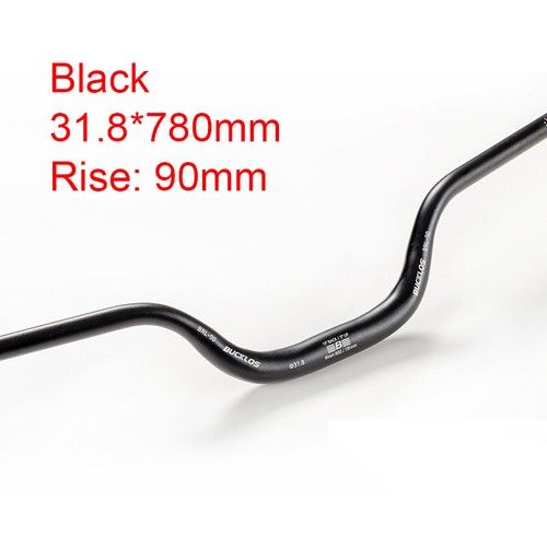 BUCKLOS 25.4/31.8mm Bike Handlebar Aluminum 580/620/660/720/780mm MTB Riser Bars