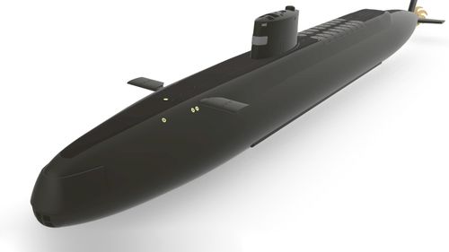 HMS Resolution S22 - Submarine self assembly model kit scale 1:150 866mm/34'' — image 9