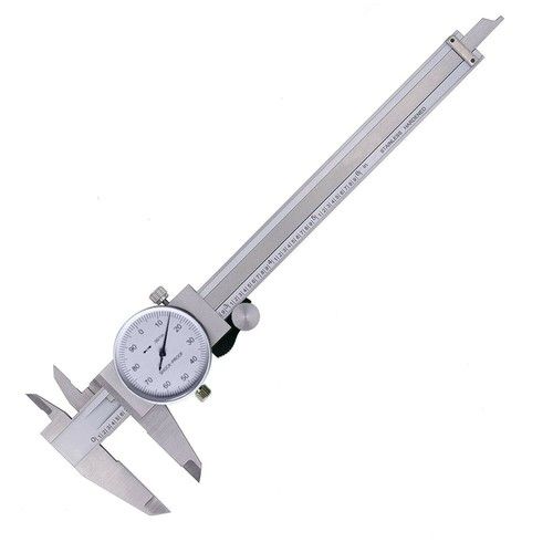 6 Inch Stainless Steel Dial Vernier Caliper Measurement Gauge Micrometer Tool