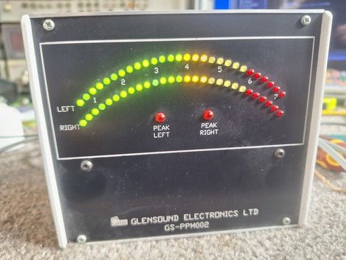 glennsound led ppm audio meter