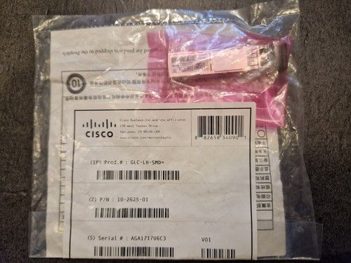 Cisco GLC-LH-SMD - 1000BASE-LX/LH SFP XCVR Module Transceiver New sealed