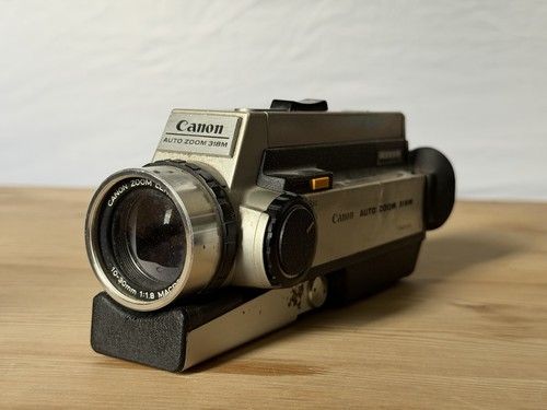 Canon Auto Zoom 318M Super 8 Cine Camera 10-30mm f/1.8 Tested Working