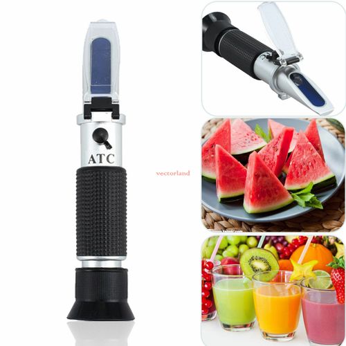 Portable Beer Wine 0-32% Brix Refractometer Fruit Juice Tester Sugar UK — image 9
