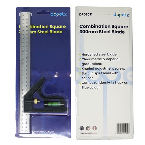 300mm Adjustable Engineers Combination Try Square Set 12” Right Angle Guide — image 12