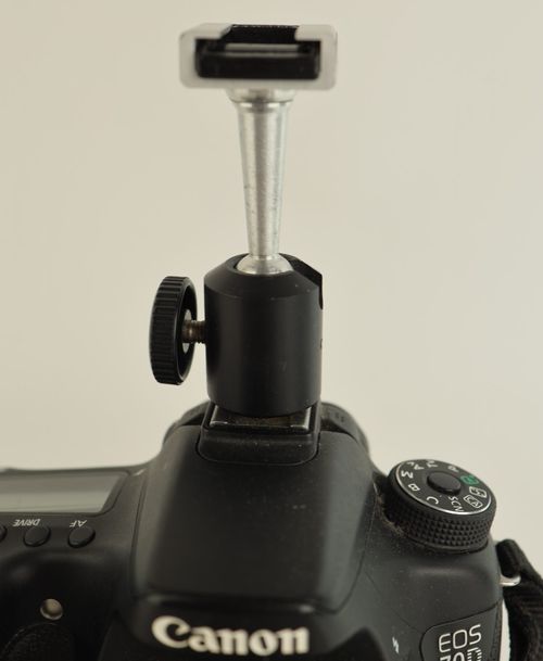 ROWI Hotshoe Flash Bracket Ball Head Cold Shoe Mount Adjustable Offset — image 11