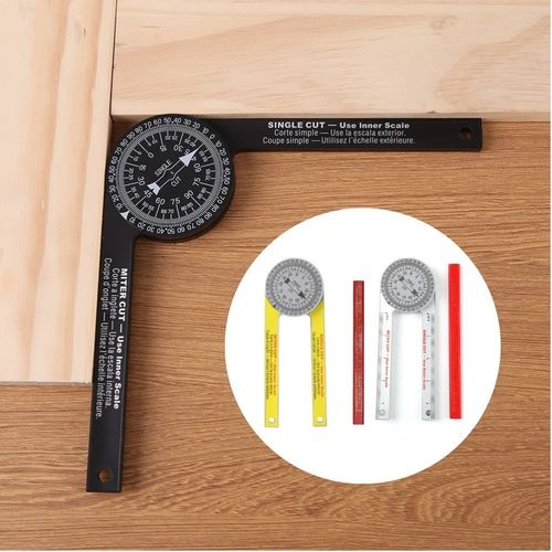 360° Miter Saw Protractor Angle Finder for Woodworking Measuring Tool — image 2