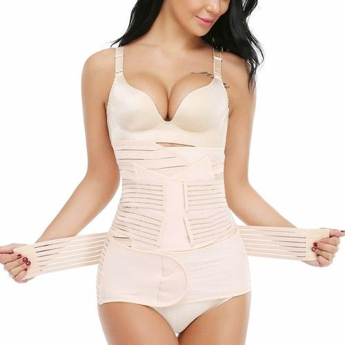 3 in 1 Postpartum Recovery Belly Wrap Pelvis Belts For Post Pregnancy Maternity