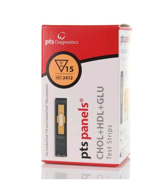 Cholesterol, HDL & Glucose Triple Strips for CardioChek 15 Tests BB 09.02.2027 — image 2