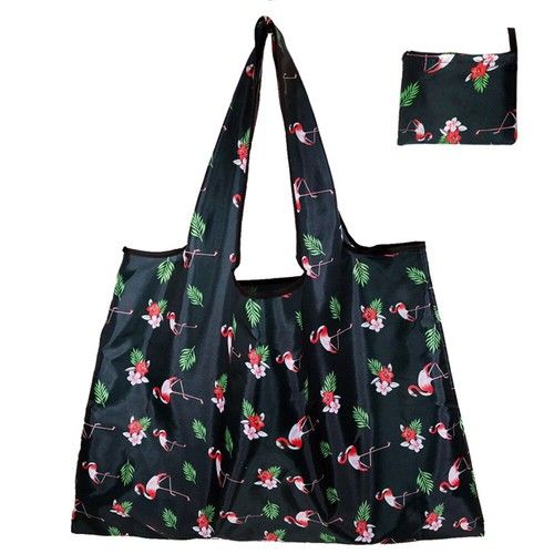 Large Foldable Reusable Ladies Shopping Bag Eco Tote Handbag Fold Away Bag UK