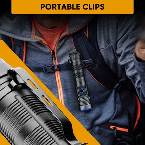 Super Bright LED Torch 25000000LM Powerful Flashlight 4 Modes Rechargeable Zoom — image 14