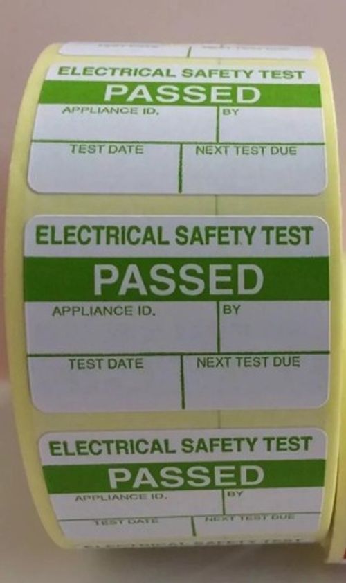 PAT Test Labels x 30,000 Passed Stickers Electrical FREE P+P