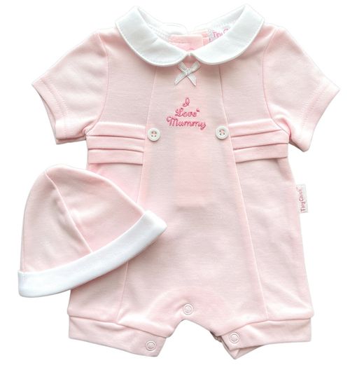 Premature Baby Girl Romper Suit Hat Tiny Early Prem PINK — image 7