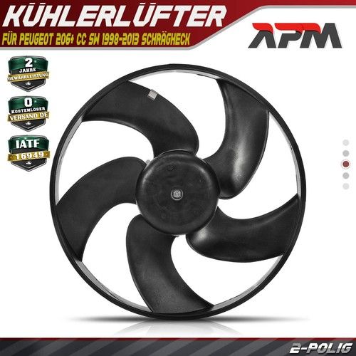 Engine Cooling Radiator Cooling Fan Motor Cooling Fan For Peugeot 206 CC 1.1-2.0L 1998-2013